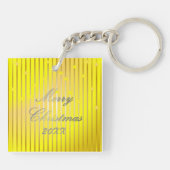 Seien Sie Merry und Shine Bright Acrylic Schlüssel Schlüsselanhänger (Rückseite)