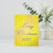 Seien Sie Merry und Shine Bright Post Card Postkarte (Stehend Vorderseite)