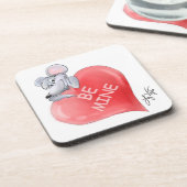Seien Sie Mine Valentine Cork Untersetzer (Linke Seite)