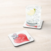 Seien Sie Mine Valentine Cork Untersetzer (Rechte Seite)