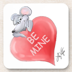 Seien Sie Mine Valentine Cork Untersetzer