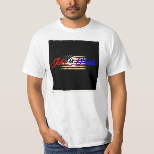 Seien Sie mit dem neuen Logo Johns Q. Public Shirt (Vorderseite)