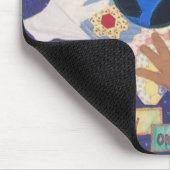 Seien Sie mit der Erde leicht Mousepad (Ecke)