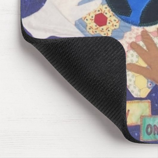 Seien Sie mit der Erde leicht Mousepad (Ecke)