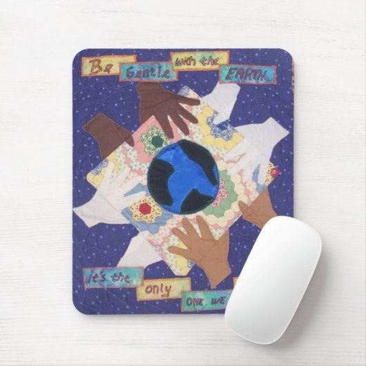 Seien Sie mit der Erde leicht Mousepad (Mit Mouse)