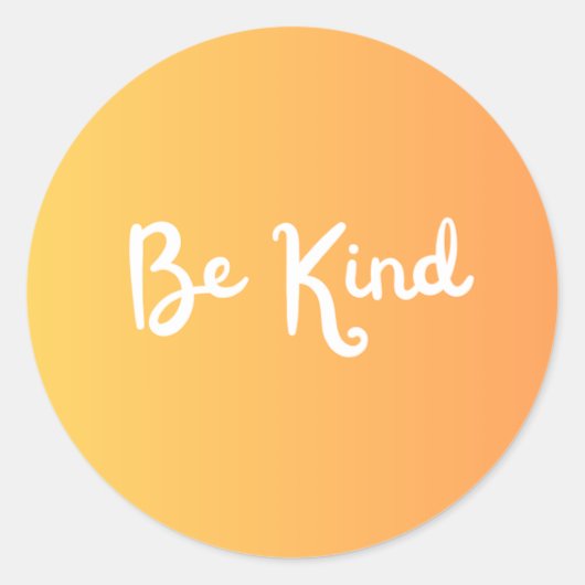 Seien Sie mit einem Aufkleber versehen (Vorderseite)