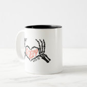 Seien Sie mit meiner Tasse grimmig (Vorderseite Links)