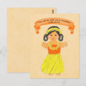 Seien Sie mit mir im Paradies~Scripture~print Postkarte (Vorne/Hinten)