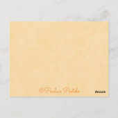Seien Sie mit mir im Paradies~Scripture~print Postkarte (Rückseite)