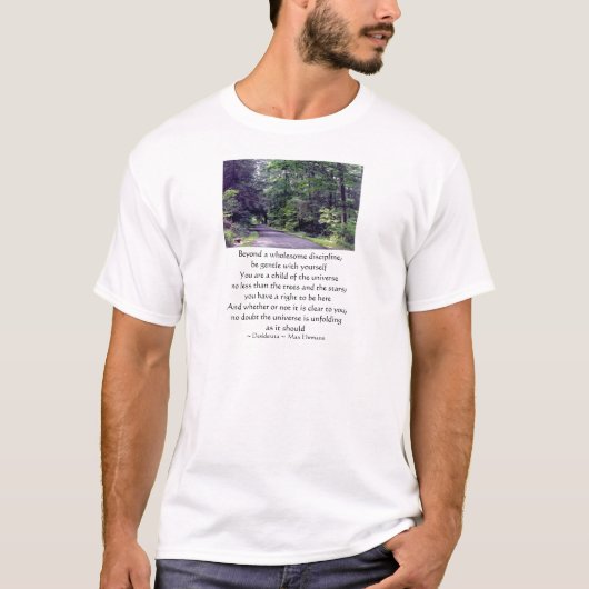 Seien Sie mit selbst - Shirt leicht (Vorderseite)
