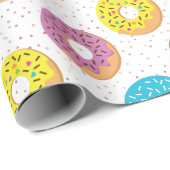 Seien Sie mit Sprinklen zufrieden Geschenkpapier (Rolleneckpunkt)