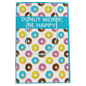 Seien Sie mit Sprinklen zufrieden Mittlere Geschenktüte (Vorderseite)