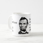 Seien Sie miteinander ausgezeichnet Kaffeetasse (Vorderseite Links)