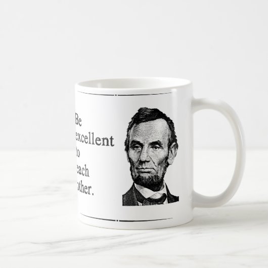 Seien Sie miteinander ausgezeichnet Kaffeetasse (Rechts)