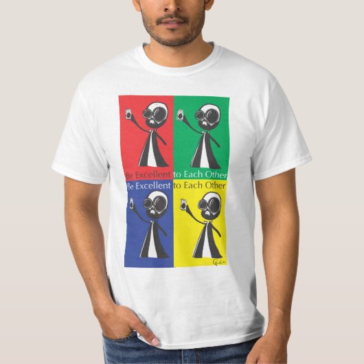 Seien Sie miteinander ausgezeichnet T-Shirt (Vorderseite)