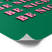 Seien Sie Motivierend inspirierend Zitat Poster (Ecke)