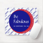 SEIEN SIE Motivierend Schrift. Mousepad (Mit Mouse)