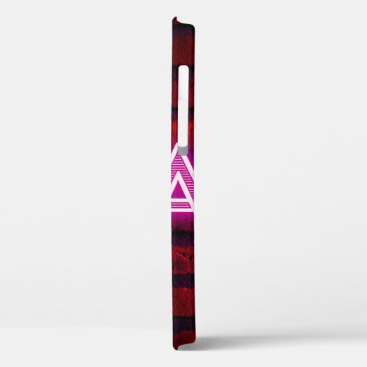 Seien Sie mutig inspirierende Zitat Neon-Effekt-Te Case-Mate iPhone Hülle (Rückseite / Links)