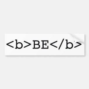 SEIEN Sie MUTIGER HTML-Autoaufkleber Autoaufkleber
