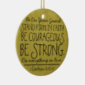 Seien Sie mutiger und starker Bibel-Vers Keramikornament (Rechts)