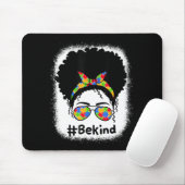 Seien Sie nett Autismus Bewusstsein Messing Bun Wo Mousepad (Mit Mouse)