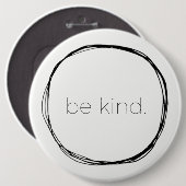 Seien Sie nett Button (Vorne & Hinten)