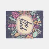 Seien Sie nett Fleecedecke (Vorderseite (Horizontal))