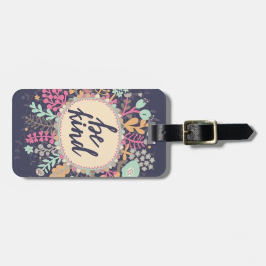 Seien Sie nett Gepäckanhänger (Vorderseite horizontal)