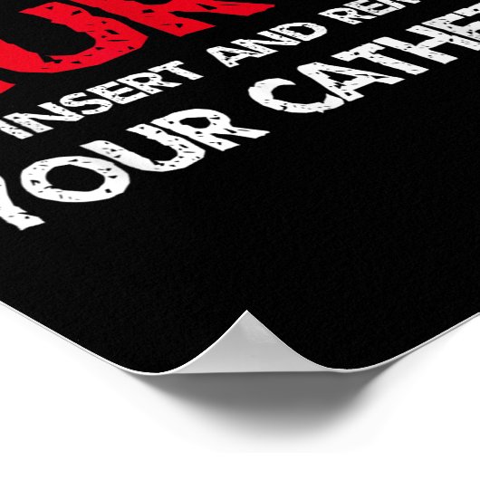 Seien Sie nett im Krankenpfleger, die wir einsetze Poster (Ecke)