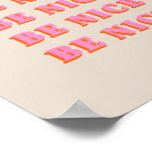 Seien Sie nett Motivierend Zitat Poster (Ecke)