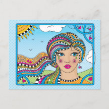 Seien Sie nett_ Postkarte