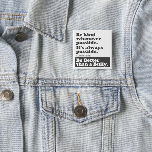 Seien Sie nett, wann immer möglich: Seien Sie Button (Beispiel)