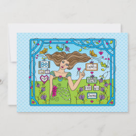 Seien Sie nett zu anderen_Flachkarte 7" x 5"