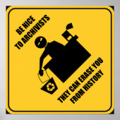 Seien Sie nett zu Archivisten Poster (Vorne)