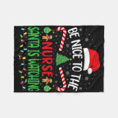 Seien Sie nett zu den Krankenschwestern, die den F Fleecedecke (Vorderseite (Horizontal))