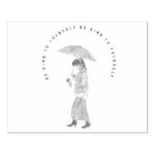 Seien Sie nett zu Ihnen Gummistempel (Prägung)