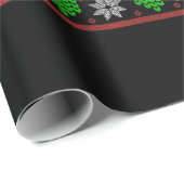 Seien Sie nett zu Ihrem wohlhabenden Weihnachtswun Geschenkpapier (Rolleneckpunkt)