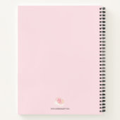 Seien Sie nett zu Ihren eigenen Aquarellfloralen Notizblock (Rückseite)