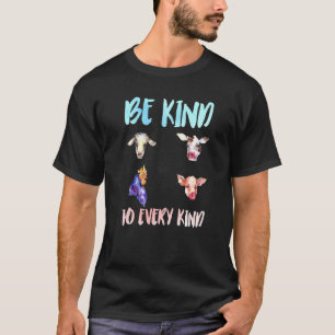 Seien Sie nett zu jeder Art Vegane vegetarische Fa T-Shirt