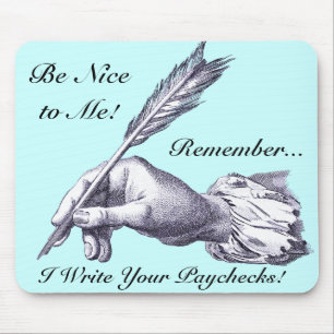 Seien Sie nett zu mir, denken Sie daran, ich schre Mousepad