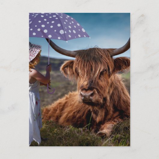 Seien Sie nett zu Tieren Postkarte (Vorderseite)