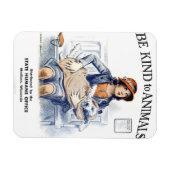 Seien Sie nett zum Tiermagazin Magnet (Horizontal)