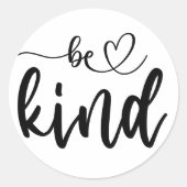 Seien Sie nette Aufkleber (Vorderseite)