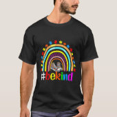 Seien Sie nette Autismus Bewusstsein Rainbow Puzzl T-Shirt (Vorderseite)