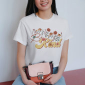 Seien Sie nette Blume Motivierend Typografie Tri-Blend Shirt