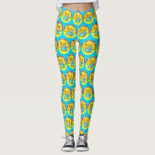 Seien Sie nette Leggings der blauen Katze (Vorderseite)