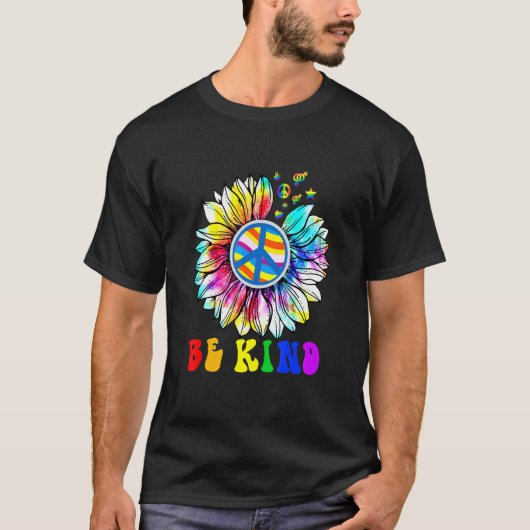Seien Sie nette Liebe Regenbogen Wählen Sie Kindne T-Shirt (Vorderseite)