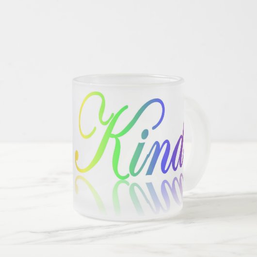 Seien Sie nette mattierte Tasse (VorderseiteRechts)