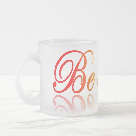 Seien Sie nette mattierte Tasse (Links)