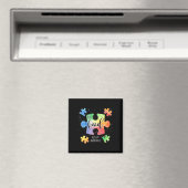 Seien Sie nette Puzzleteile Niedliche Autismus Bew Magnet (In Situ (Geschirrspüler))